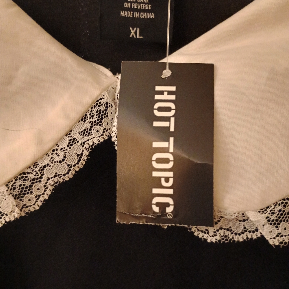 ๐ COSMIC AURA Black Skater Dress L/XL - Picture 6 of 6